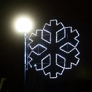 Светодиодная консоль Снежинка