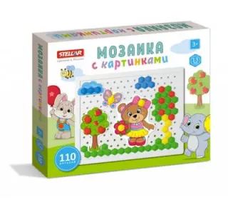 МОЗАИКА С КАРТИНКАМИ 13 ММ / 110 ДЕТАЛЕЙ