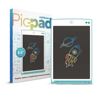 Планшет для рисования с ЖК-экраном Pic-Pad Rainbow Color Голубой
