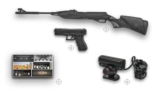 Интерактивный Лазерный Стрелковый Тренажер "ПРОФЕССИОНАЛ" для образования - 2 места(винтовка + пистолет)