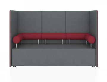 Трехместный диван 3S + панель130-2  М1 - comfort solutions Комфортные решения