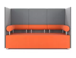 Трехместный диван 3S + панель130-2  М1 - comfort solutions Комфортные решения
