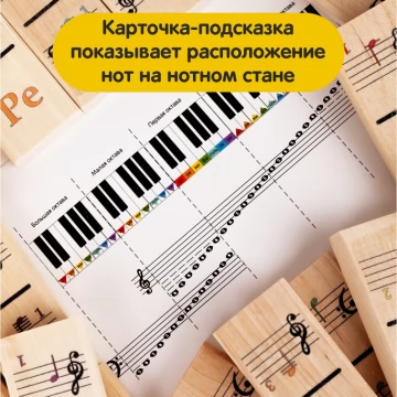 Обучающий набор КРАСНОКАМСКАЯ ИГРУШКА Музыкальное домино