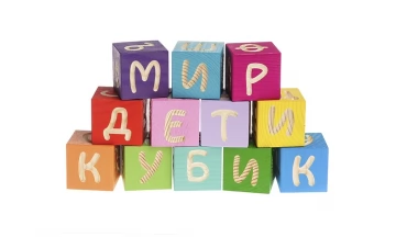 Кубики ТОМИК 1111-4 Веселая азбука (12 шт)