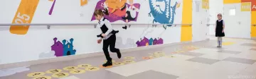 Развивающее оформление пола для подвижных игр