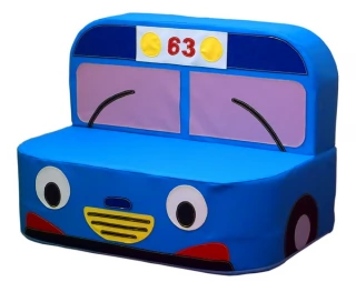 Диван "Автобус" синий