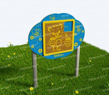 Игровой развивающий модуль  «Пятнашки» Модель: «Лягушка»/Модель: «Медведь» - на выбор