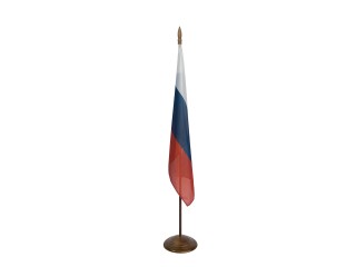 Напольный флагшток дерево, 1 шток