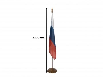Напольный флагшток дерево, 1 шток