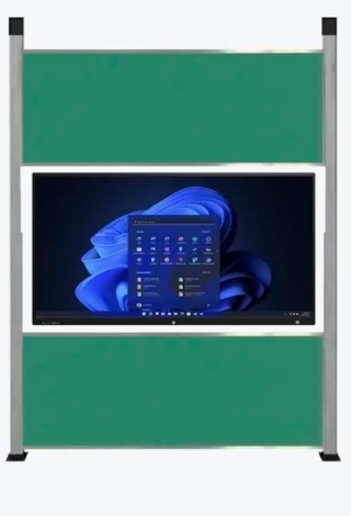 Колонная рельсовая система с панелью