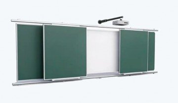 Рельсовая система с классной и интерактивной доской Классик