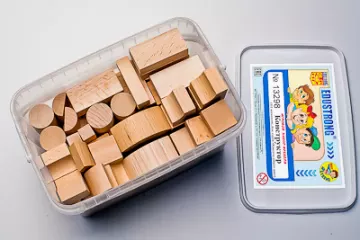 Игровой набор Фребеля "Конструктор" (111 элементов, бук, серия "Красота вокруг нас")