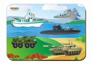 Рамка-вкладыш WOODLAND 011401 Военная техника 