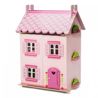 Деревянный Кукольный домик Кукольный домик "Нежные сердечки" с мебелью, Le Toy Van