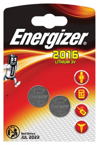 Элементы питания ENERGIZER E301021901 Lithium CR2016 FSB2