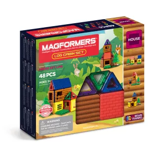 Магнитный конструктор MAGFORMERS 705006 Log cabin set 