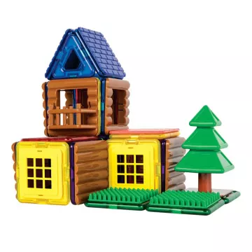 Магнитный конструктор MAGFORMERS 705006 Log cabin set 