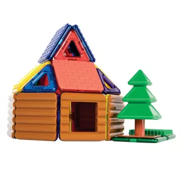 Магнитный конструктор MAGFORMERS 705006 Log cabin set 