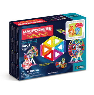 Магнитный конструктор MAGFORMERS 703001 (63074) Набор карнавал 
